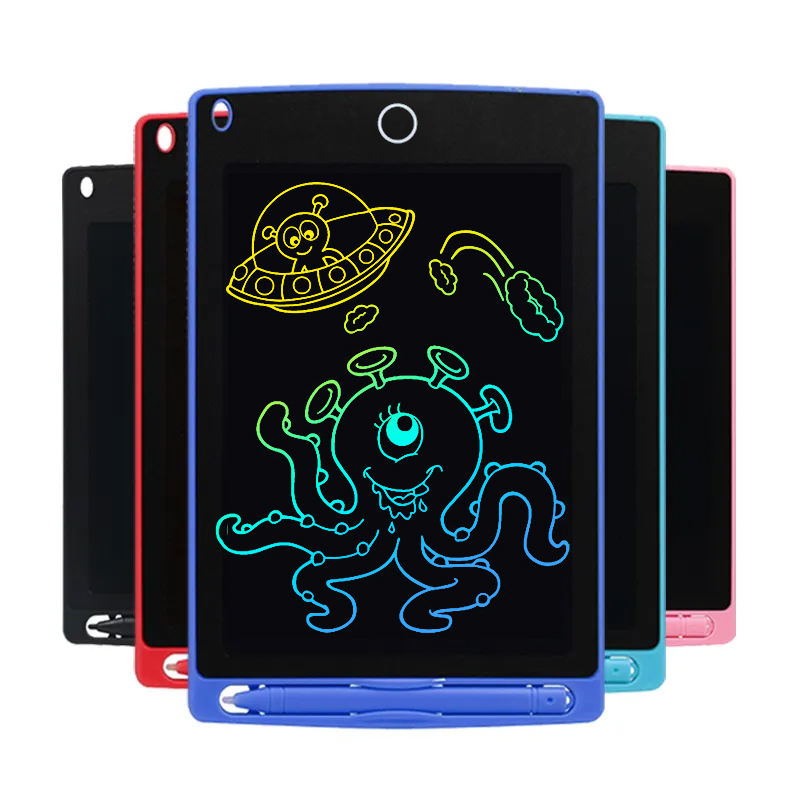 4-in-1 Sank Magic Practice Book + Water Magic Book + 6.5-Inch Multi-Color LCD Writing Tablet