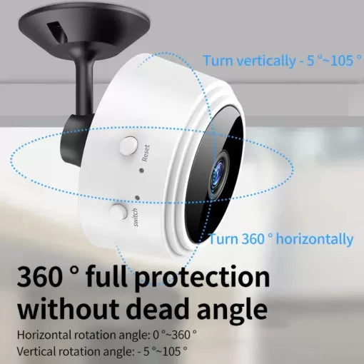 A9 Mini Wifi Camera 1080P - Home Security, Night Vision, Motion Detection